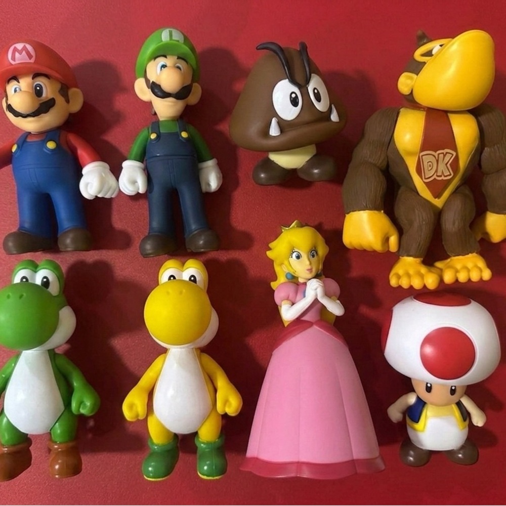 Super Mario Figures set of 8